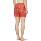 Vivienne Westwood Orange Surf Boxer Swim Shorts