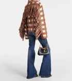 Dorothee Schumacher Dizzy fringed checked jacquard jacket