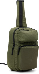 Stone Island Khaki 9200030 Nylon Panama Accessories Bag