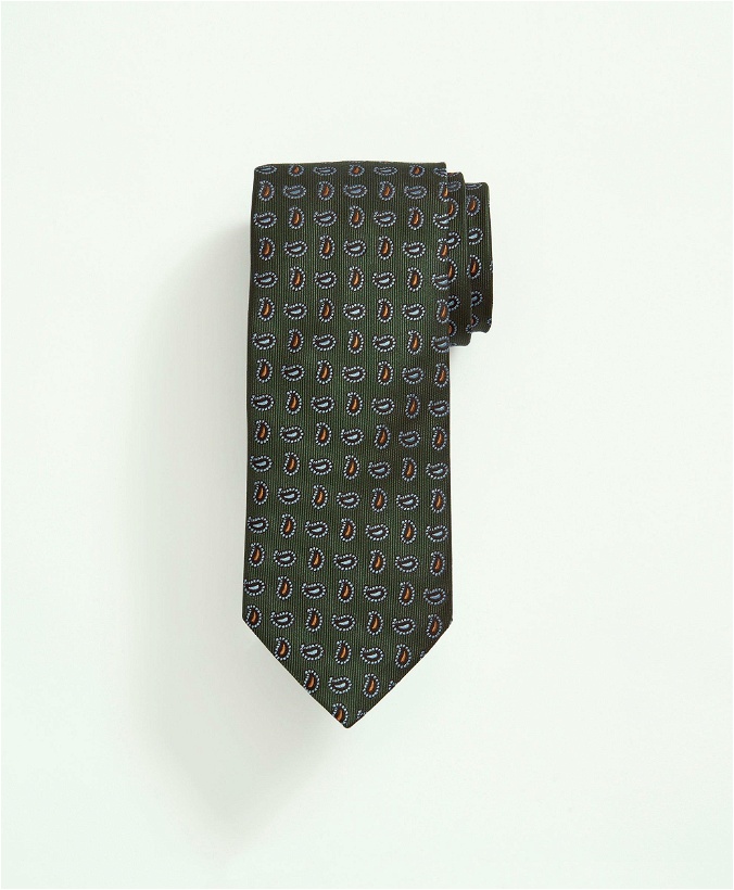 Photo: Brooks Brothers Men's Silk Pine Tie | Green