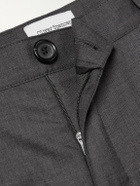 Oliver Spencer - Orsman Wide-Leg Pleated Woven Trousers - Gray