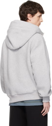 Canada Goose Gray 'White Label' Chilliwack Fleece Bomber Hoodie