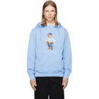 Polo Ralph Lauren Blue Polo Bear Fleece Hoodie