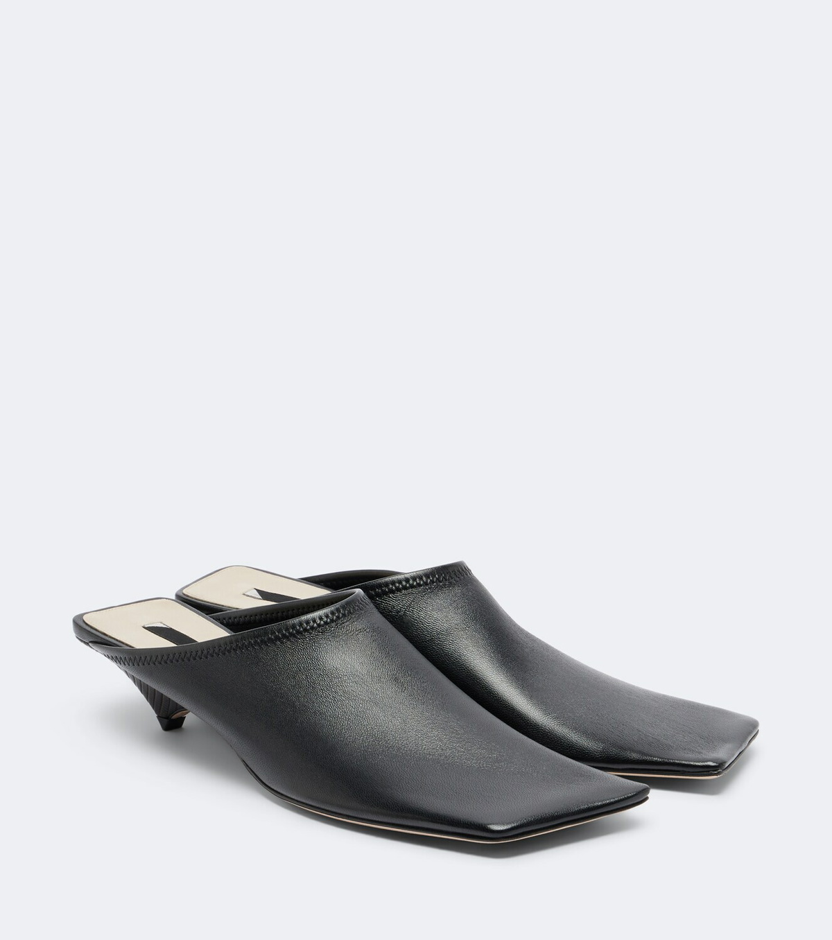 Christen Edge leather mules