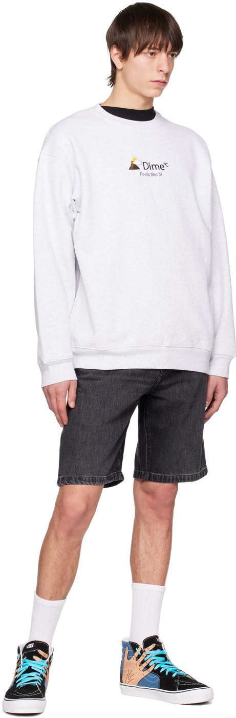 Dime Gray Weather Sweatshirt Dime