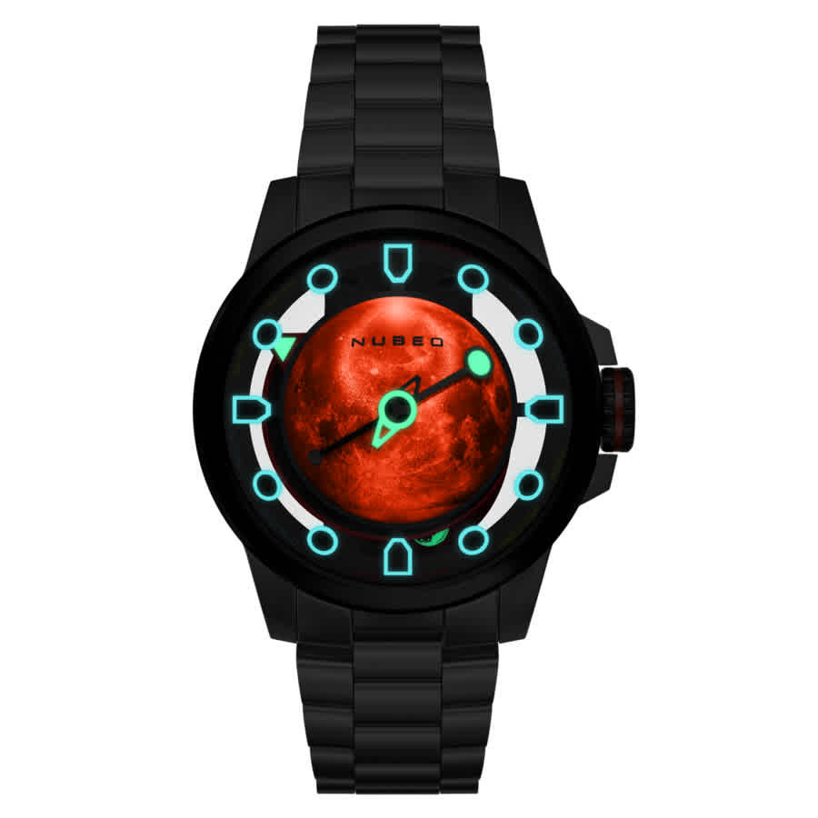 Nubeo Tranquility Black Dial Mens Watch NB-6091-55