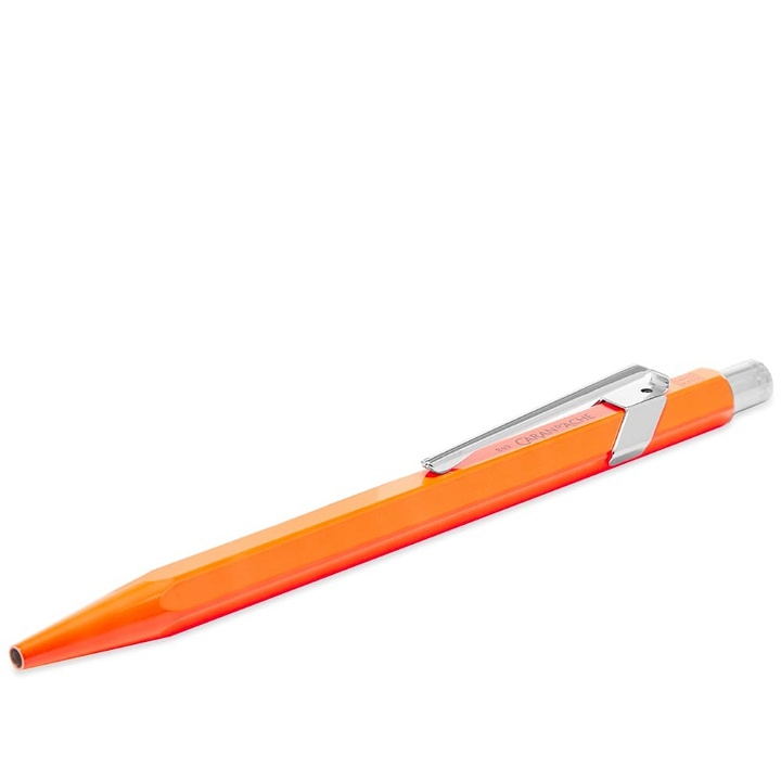 Photo: Caran d'Ache Ballpoint Pen 849 with Slimpack in Orange Fluo