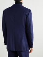 Kiton - Wool and Cashmere-Blend Suit Jacket - Blue