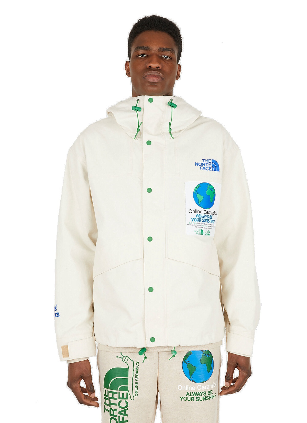 x Online Ceramics 86 Mountain Jacket in Cream The North Face