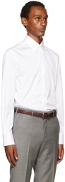 Brunello Cucinelli White Slim-Fit Shirt