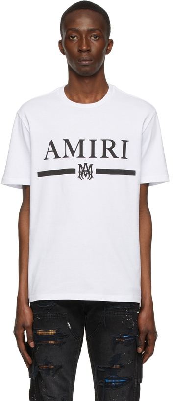 Photo: AMIRI White Cotton T-Shirt