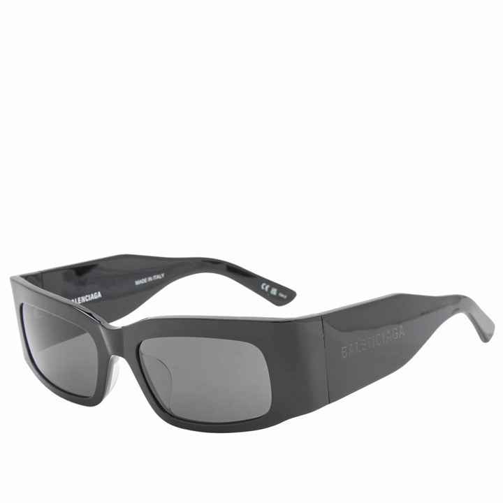 Photo: Balenciaga BB0328S Sunglasses in Black/Grey