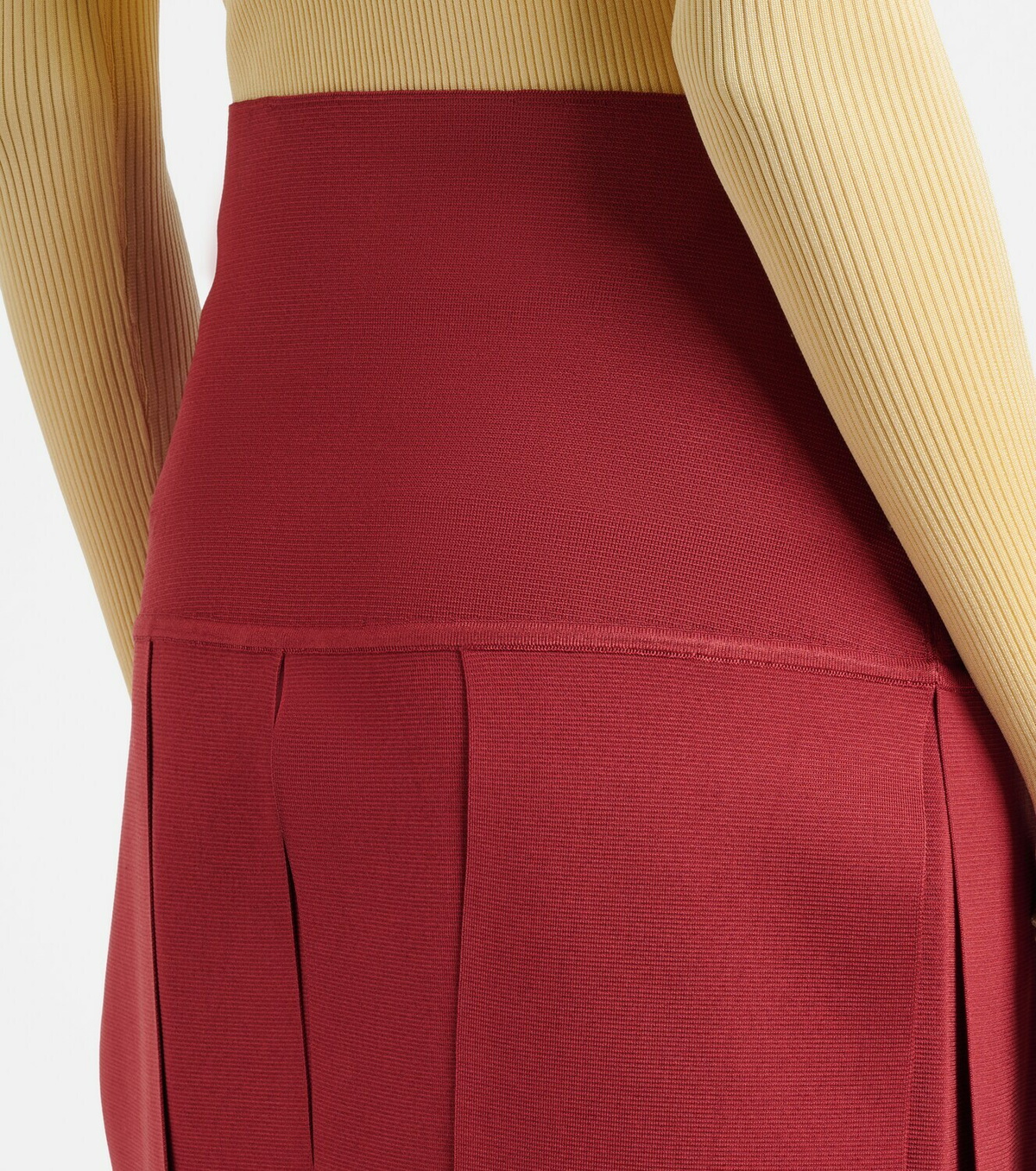 Alaïa Pleated midi skirt