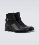 The Row Leather boots