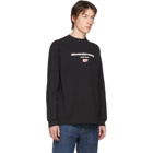 Alexander Wang Black Graphic Logo Long Sleeve T-Shirt