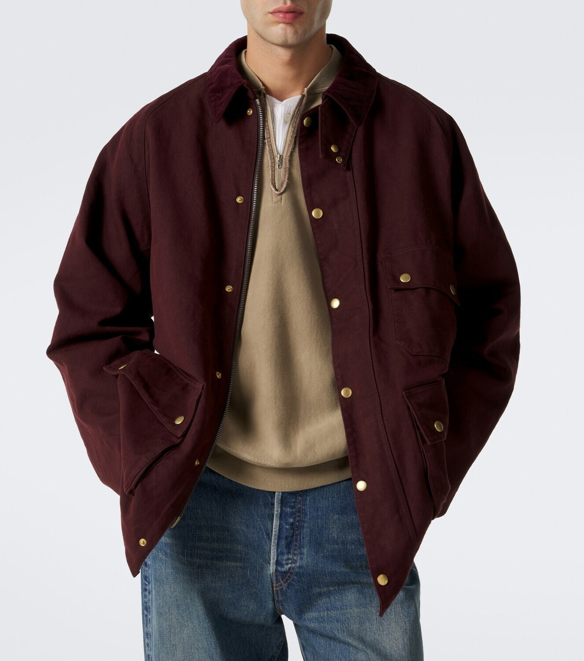 A.Presse Cotton and silk-blend jacket