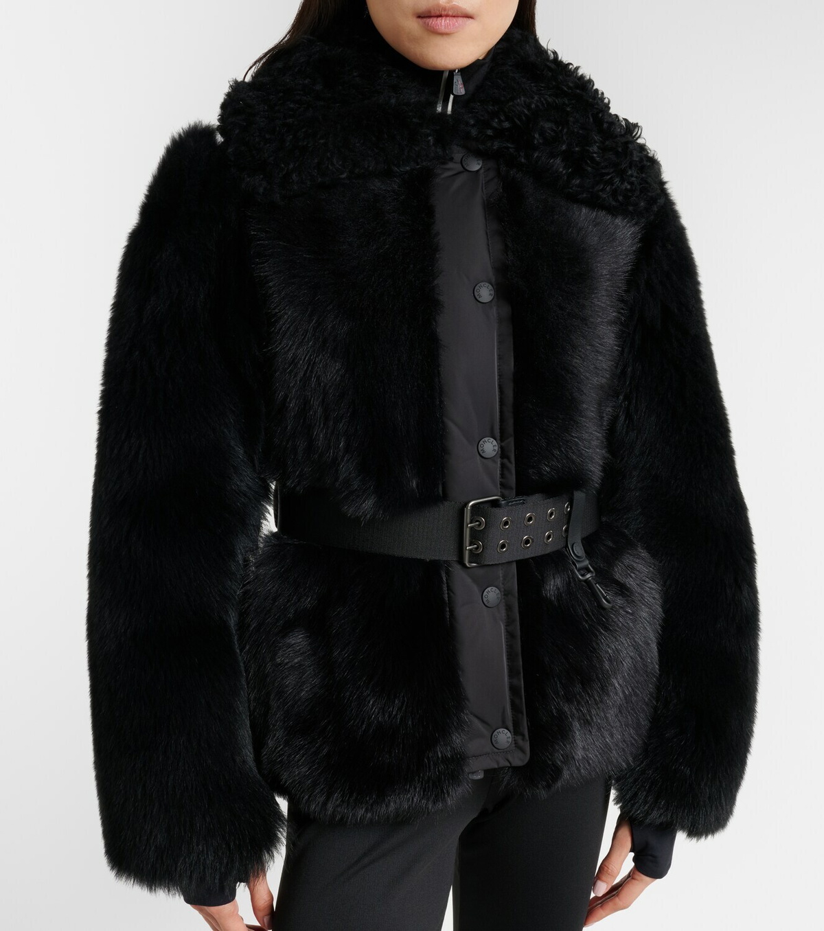 Moncler Grenoble Valdivian shearling down jacket