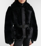 Moncler Grenoble Valdivian shearling down jacket