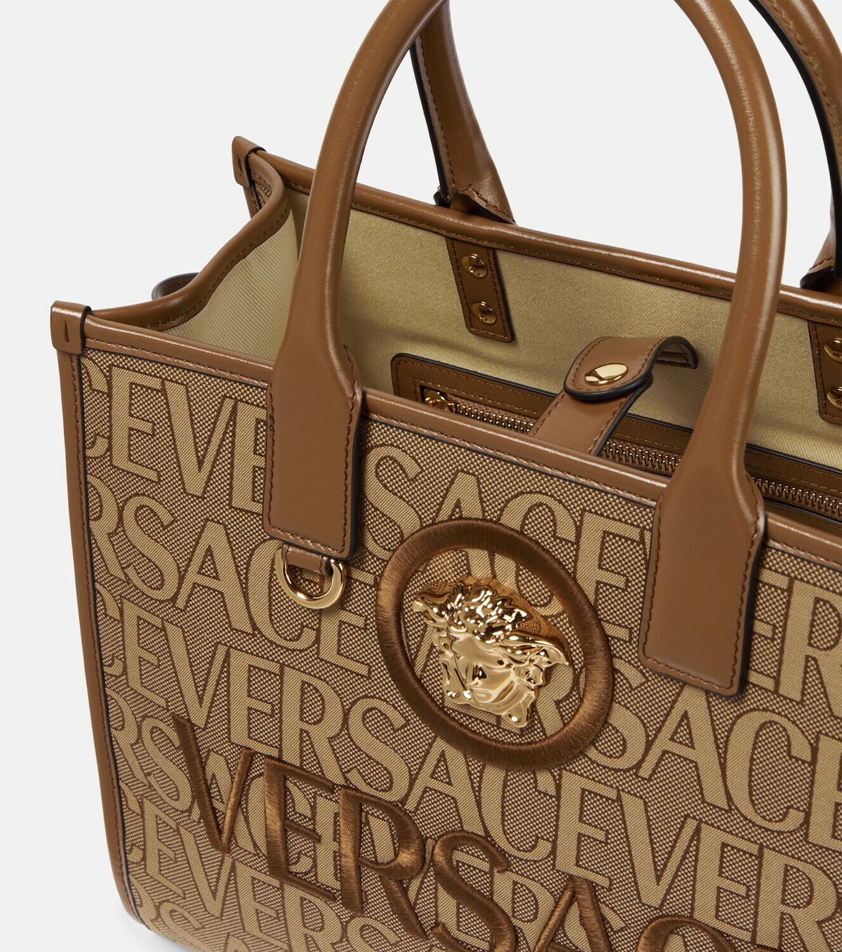Versace Versace Allover Small tote bag Versace