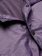 Stone Island - Logo-Appliquéd Padded Ripstop Overshirt - Purple