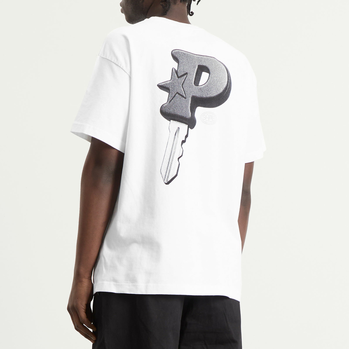 Pawa Speed Sports Men's P-Key T-Shirt in White