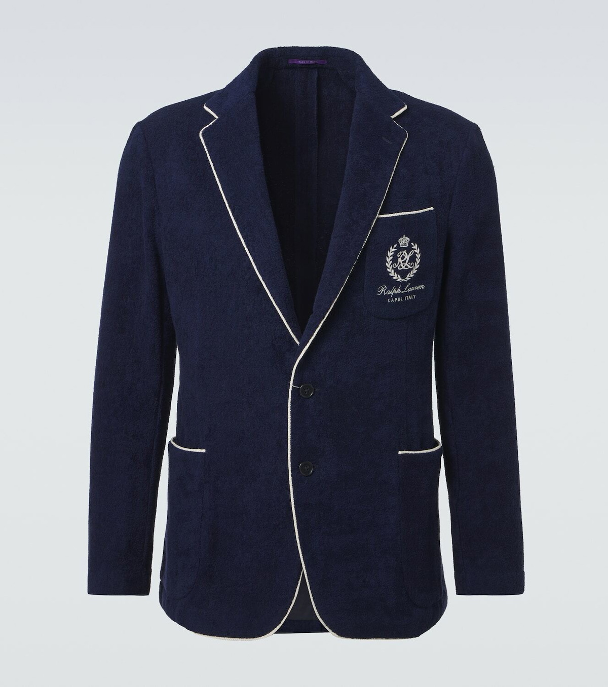 Ralph Lauren Purple Label Regatta cotton terry blazer Ralph Lauren