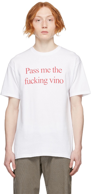 Photo: Praying White Vino T-Shirt