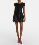 Self-Portrait Taffeta minidress