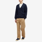 Maison Kitsuné Men's Bold Fox Head Patch Cardigan in Ink Blue