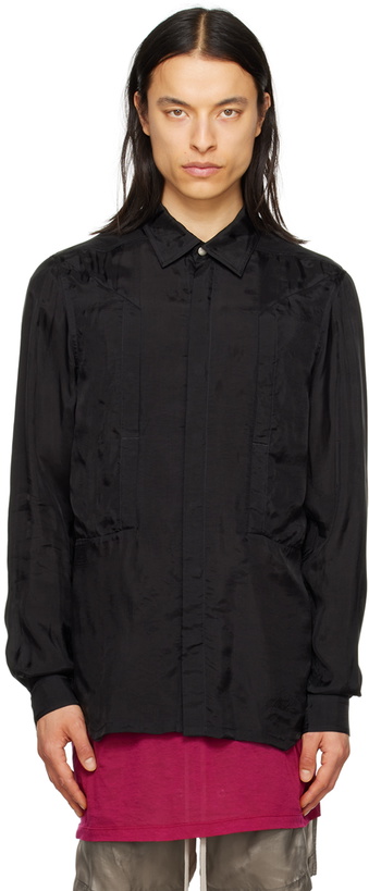 Photo: Rick Owens Black Fogpocket Shirt