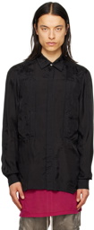 Rick Owens Black Fogpocket Shirt