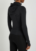 Tala Skinluxe Hooded Stretch-jersey Running Jacket Black