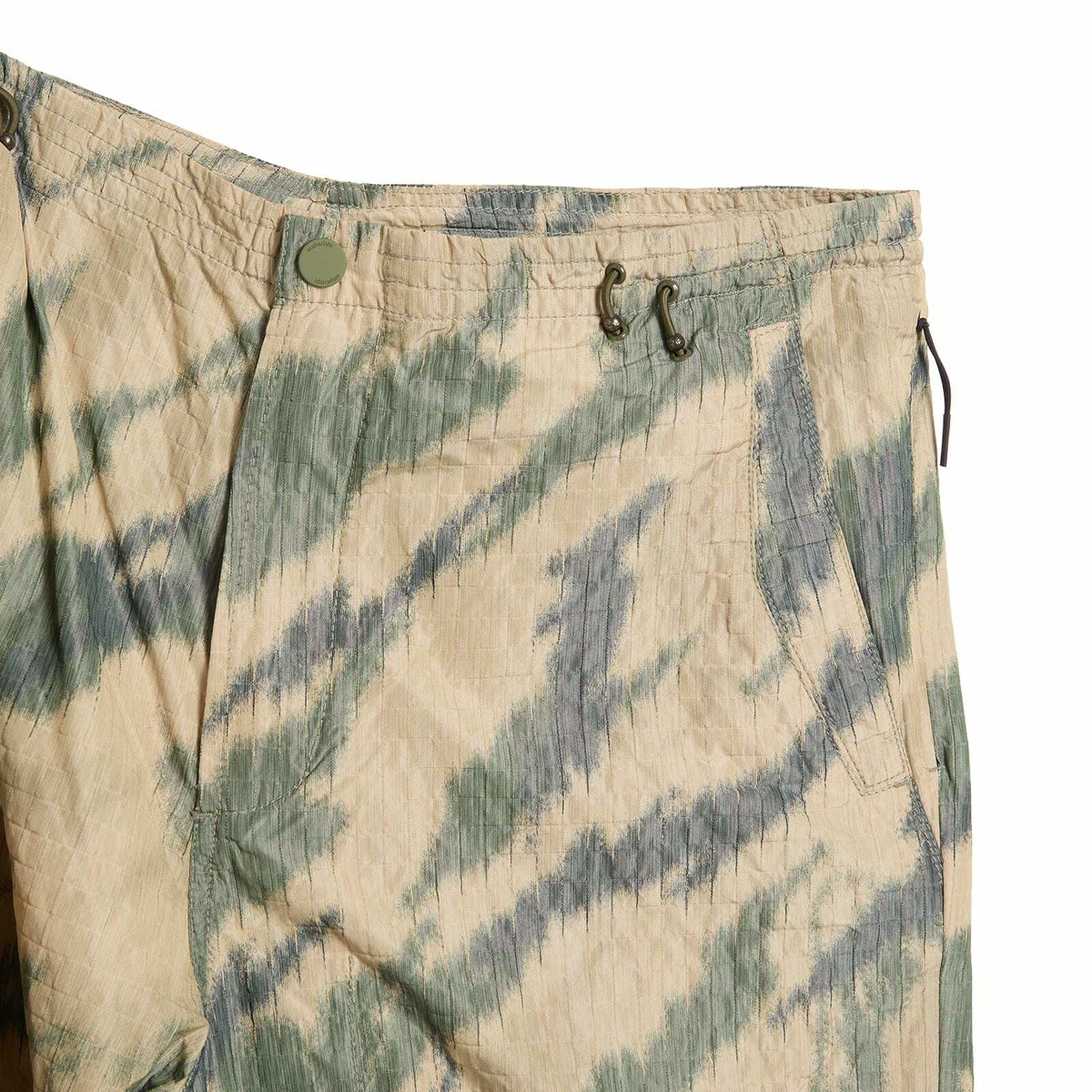 Maharishi Men's Bonsai Camo Ripstop Loose Fit Cargo Snopants in Woodland