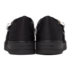 1017 ALYX 9SM Black Satin Buckle Sneakers