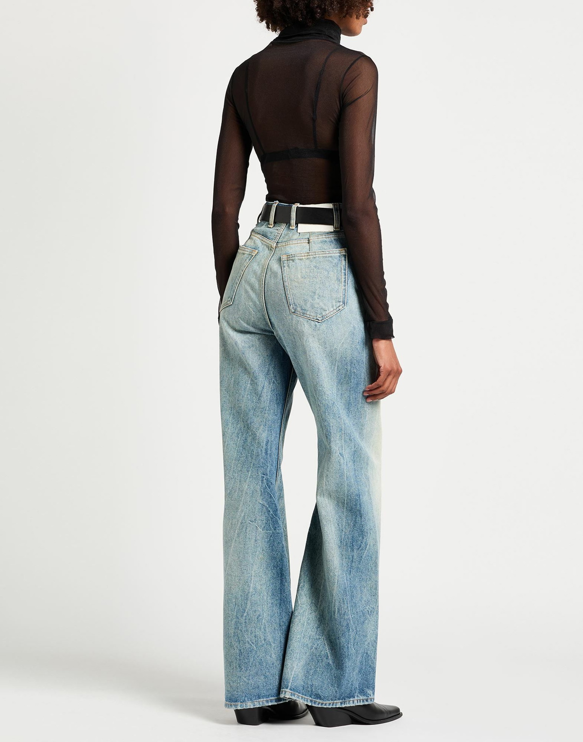 Maison Margiela Womens Bodysuit in Black