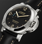 Panerai - Luminor Marina 1950 3 Days Acciaio 44mm Stainless Steel and Leather Watch - Black