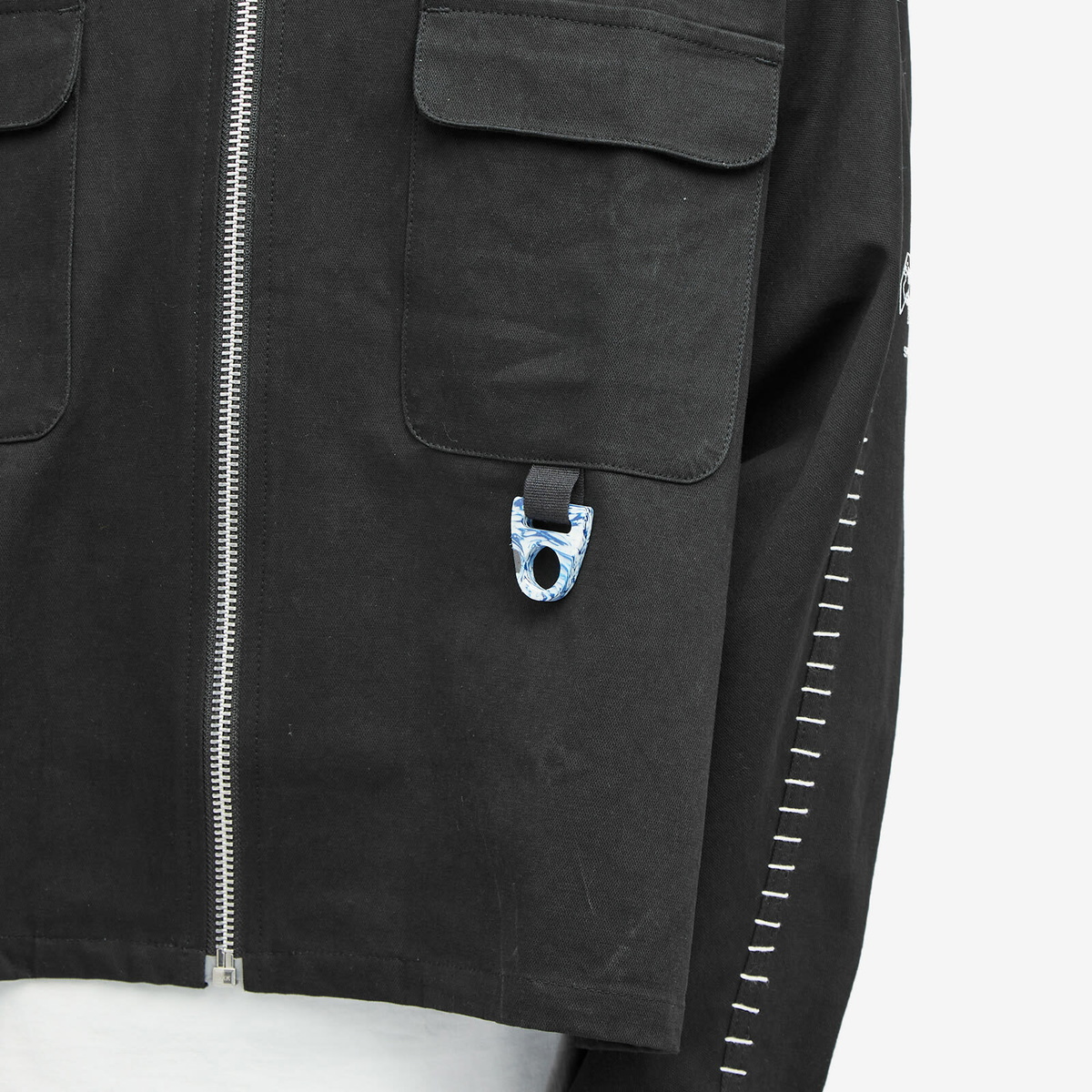 Space Available Men's Recycling Uniform Jacket in Black
