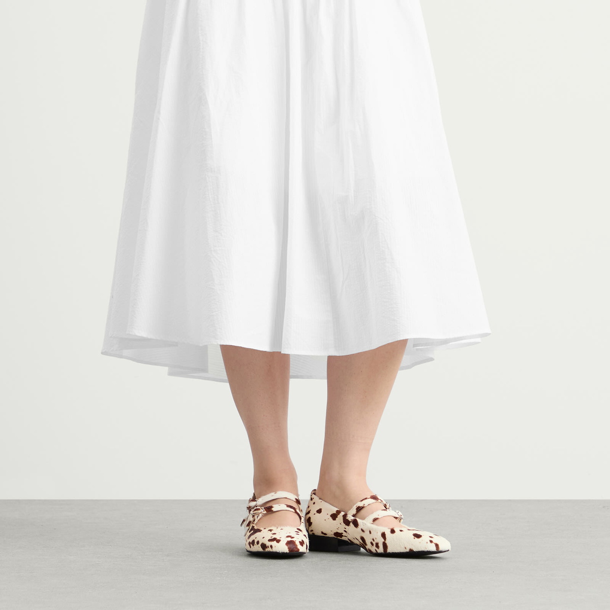 Duke + Dexter Women's Mary Jane Shoe in Brown Cow