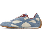 Bottega Veneta Blue & Off-White Orbit Flash Sneakers