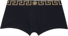Versace Black Cotton-Jersey Boxer Briefs