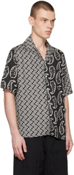 Rhude Black Graphic Shirt