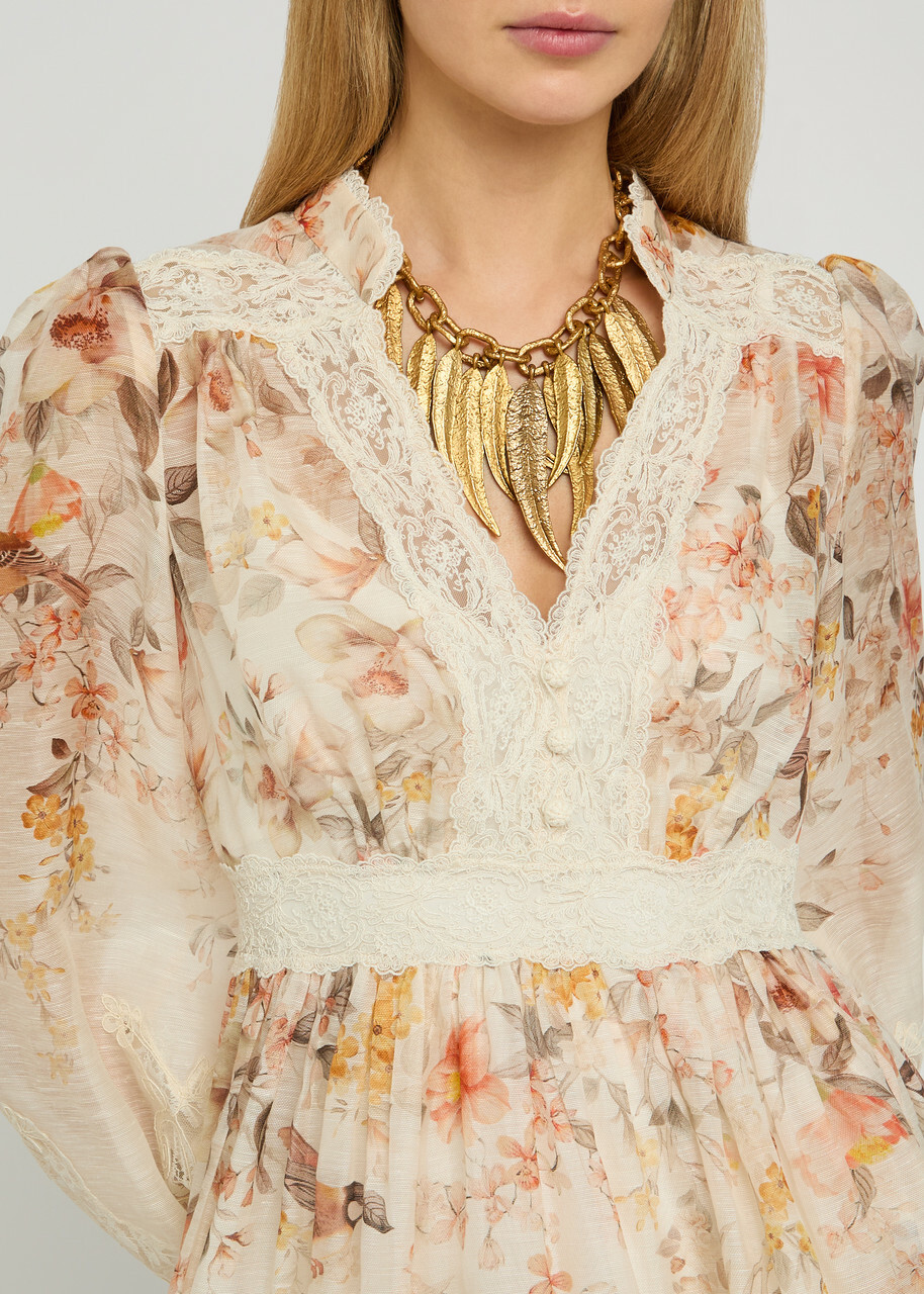 Zimmermann Mira Charm 16kt Gold-plated Necklace - One Size