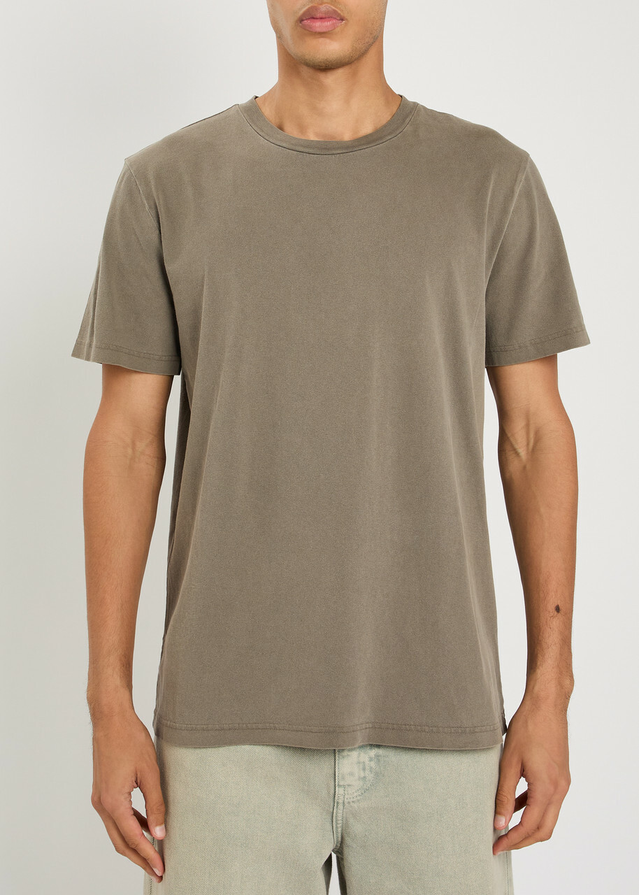 A.P.C. Logo-print Cotton T-shirt Dark Grey