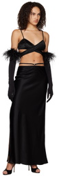 Anna October Black Simonett Maxi Skirt