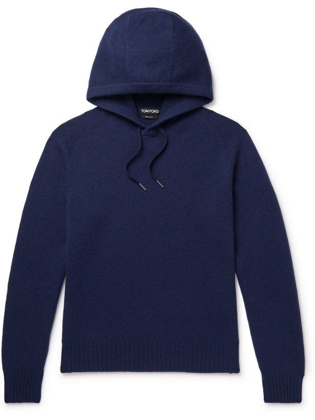 Photo: TOM FORD - Cashmere Hoodie - Blue