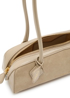 Alaïa Le Teckle Small Leather and Suede Shoulder bag - Grey - One Size
