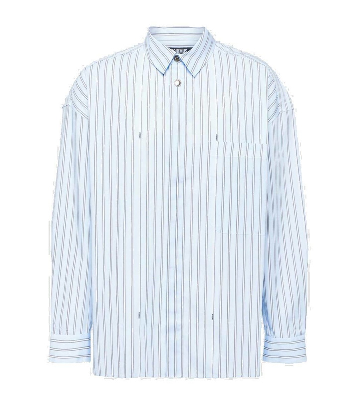 Photo: Jacquemus La Chemise Manches Longue striped cotton shirt