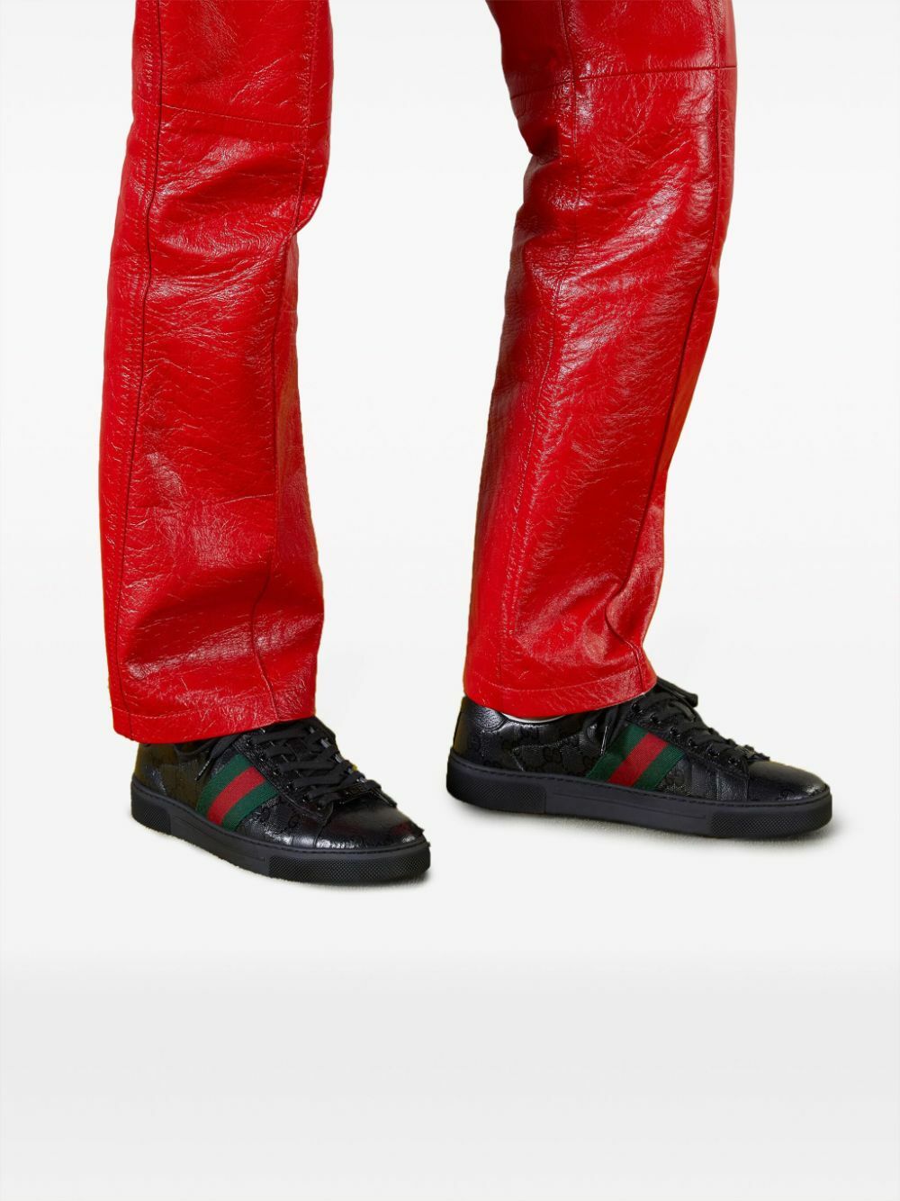 GUCCI - Ace Web Detail Sneakers Gucci