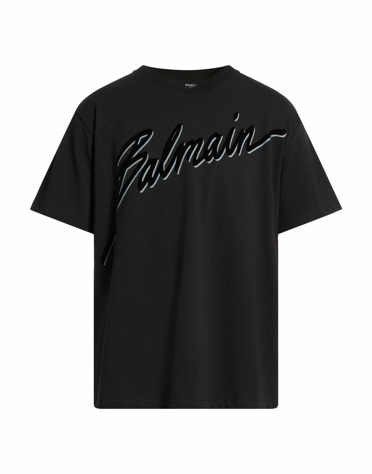Balmain Mens T-shirt Charcoal