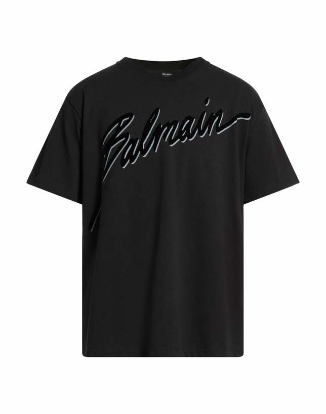 Photo: Balmain Mens T-shirt Charcoal